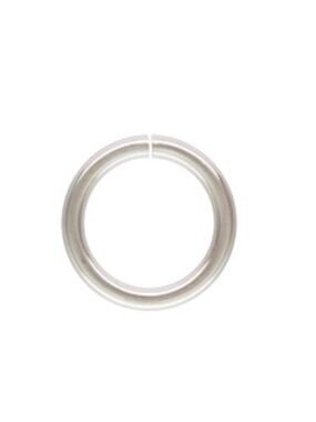 925 Sterling Silver 8mm 18ga Open Jump Ring Jewelry Findings 50pcs